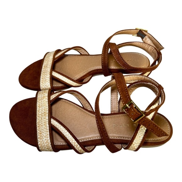 Kelly & Katie Spring/Summer Flat Sandals, New Condition, Size 8, Brown,Tan,Gold - Picture 3 of 6